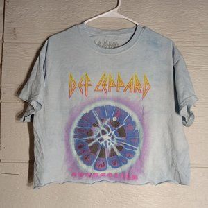 Def Leppard Adrenalize Tie Dye Band Tee T-shirt